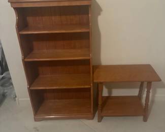 Wooden Bookcase  Nightstand
