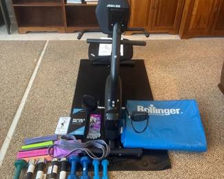 Jeekee Recumbent Exercise Bike With Additional Items