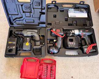 2 Craftsman 12  38 DrillsBits