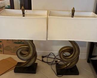 Vintage Sculptural Table Lamps