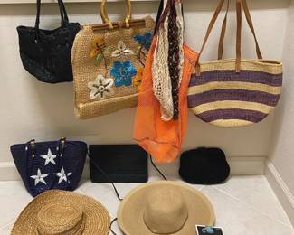 Tropical Style Purses  Hats