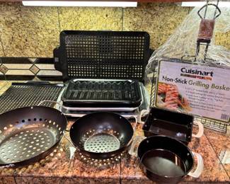 Grilling Baskets  Pans