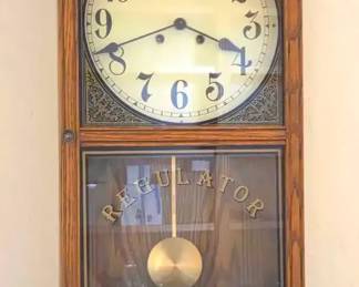 Oak Wall Clock