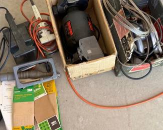 Handsaw, Bench Grinder  Sanders