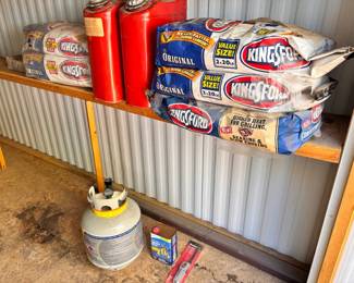 Vintage Gas Cans, Charcoal  Propane