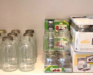 Lg Assortment Mason Jars  Canning Pots