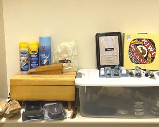Large Vintage Shoe Care Kit