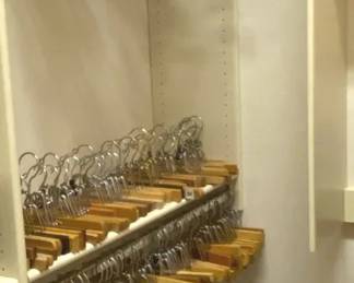 Giant Wood Hanger Lot 1  Pants  Skirts