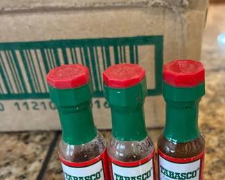 Mini Tabasco Bottles