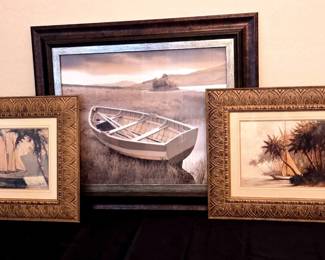 3 Prints Of Boats  Coast