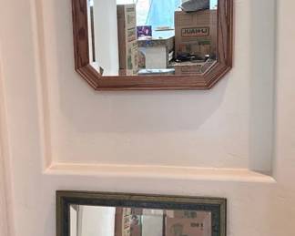 2 Beveled Mirrors