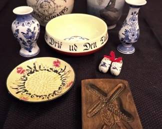 Scandavian Decor  Blue Delft