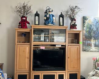 Entertainment Center - TV not for sale
