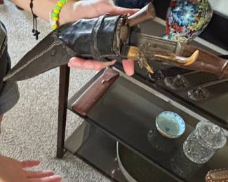 Collection of Ancient Bronze Weapons and Daggers