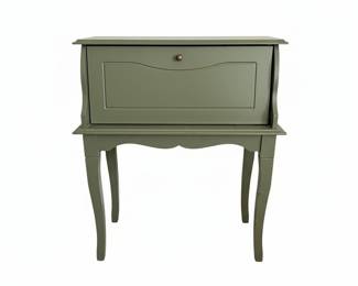 Vintage Green Secretary Desk