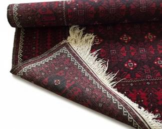 Hand-Knotted Khal Mohammadi Afghan Rug