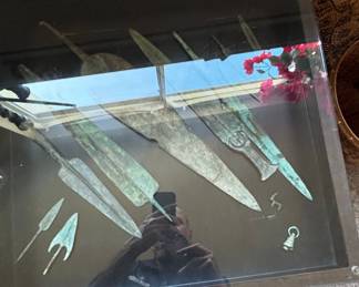 Collection of Ancient Bronze Weapons and Daggers