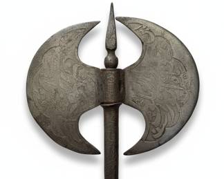 Indo-Persian Double-Headed Battle Axe