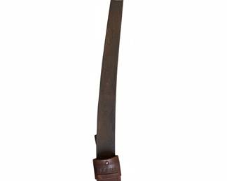 Vintage Machete with Decorative Sheath