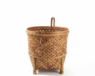 Set of 3 Woven Baskets: Japanese Ikebana, Chinese Wedding, and Filipino Harvest Basket