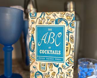 Vintage ABC Book of Cocktails... Great Gift with a Mixer!