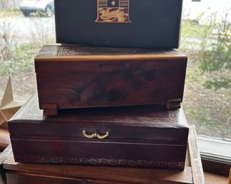 Various Jewelry Boxes
