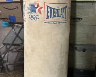 Vintage Olympic Heavyweight Punching Bag/ Mounting Apparatus