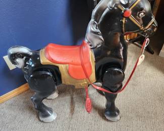 1940's metal Moby horse , excellent condition 