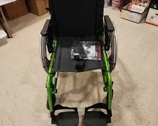 Tilted Titanium wheelchair