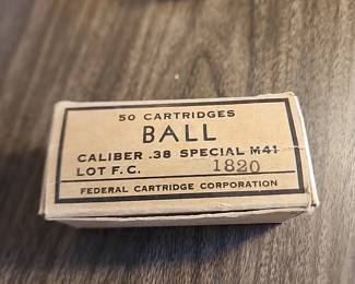 Vintage military bullets