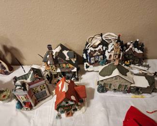 Christmas village sold separately