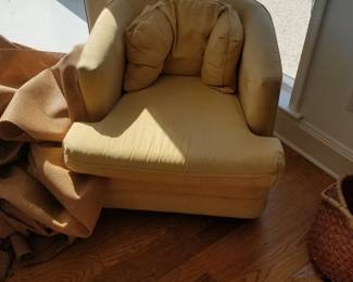 Tangerine arm chair - two available