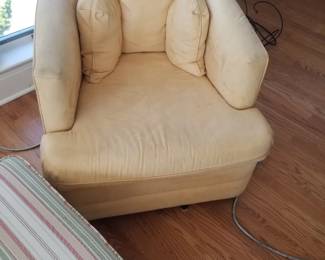 Tangerine arm chair - two available