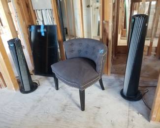 Space heaters; accent chair