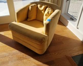 Tangerine arm chair - two available