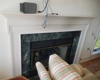 Fireplace surround & insert