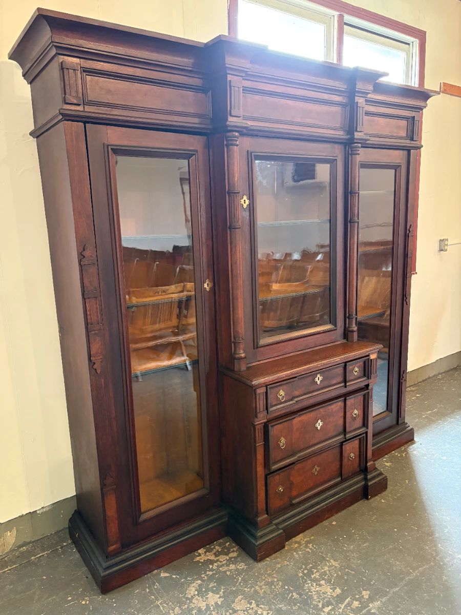 Beautiful Victorian Bookcase