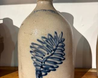 White's of Utica - Cobalt Blue Painted Jug