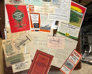 Lot of Farm Implement Paper Ephemera & Advertising