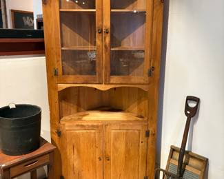 Wooden Corner Cupboard