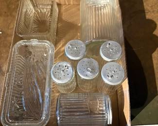 Fridge Cannister and Shaker Set