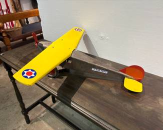 Pressed Metal US Postal Service Airplane