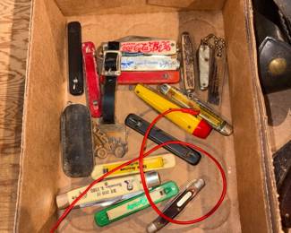 Lot of Advertising Pocketknives