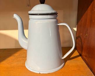 Enamel Light Blue Teapot