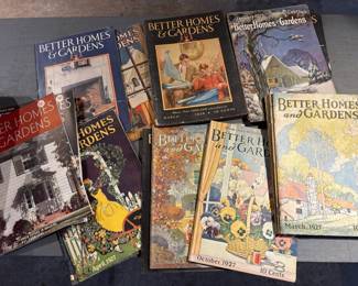1920's - 30's Better Home & Garden Magazines