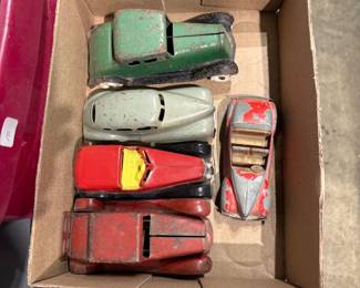 Lot of Antique Metal Toy Cars