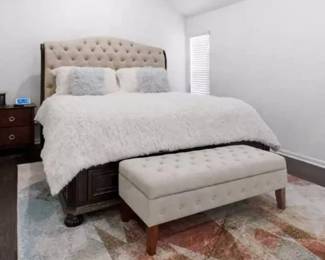 King Size Bed Fur Comforter