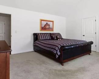 Leather Bed 