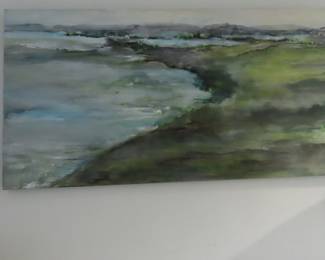 Water color seascape.