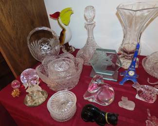 Lead crystal , Baccarat, Waterford, Swarovski, Mikasa, Murano, American Brilliance.